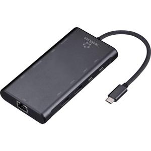 Renkforce RF-USBHA-500 USB 3.2 Gen 2-hub 10 poorten Met extra USB-C-ingang Zwart