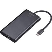 Renkforce RF-USBHA-500 USB 3.2 Gen 2-hub 10 poorten Met extra USB-C-ingang Zwart