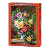 Selecta Castorland legpuzzel flowers in a vase, 500st.