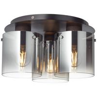 Brilliant Plafondlamp Beth 3-lichts zwart 75593/20