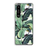 Bananenbladeren: Sony Xperia 1 III Transparant Hoesje