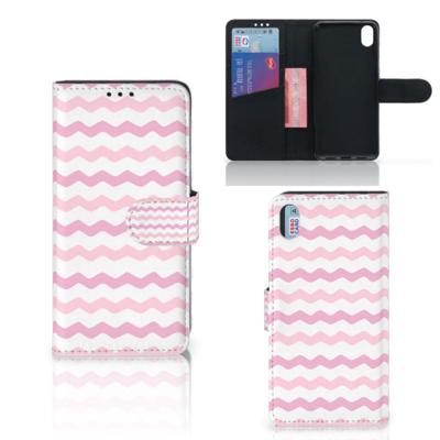 Xiaomi Redmi 7A | Telefoon Hoesje | Waves Roze