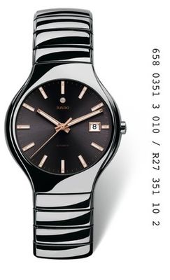 Horlogeband Rado R27351102 (07.04671) Keramiek Grijs