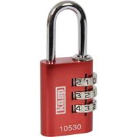 Hangslot Kasp K10530REDD Rood Cijferslot