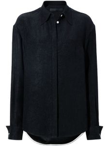 Proenza Schouler chemise à fini satiné - Noir