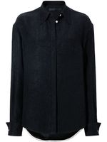 Proenza Schouler chemise à fini satiné - Noir - thumbnail