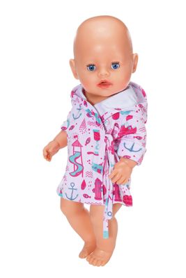 ZAPF Creation BABY born - Bath Bathrobe Poppenbadjas poppen accessoires