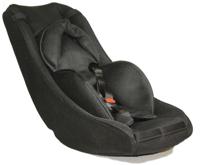 Melia Babyschaal voor uw bakfiets/fietskar Plus 4S Plus - geschikt voor baby's van 0 tot 9 maanden - zwart