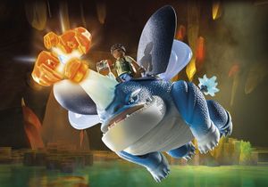 Playmobil How To Train Your Dragon Dragons: The Nine Realms - Plowhorn & D'Angelo