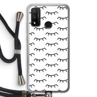 Wimpers: Huawei P Smart (2020) Transparant Hoesje met koord
