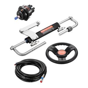 VEVOR 90 pk hydraulische buitenboordstuurset Stuursysteem voor marineboten