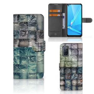 Wallet Case met Pasjes OPPO A72 | OPPO A52 Spijkerbroeken