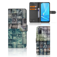 Wallet Case met Pasjes OPPO A72 | OPPO A52 Spijkerbroeken