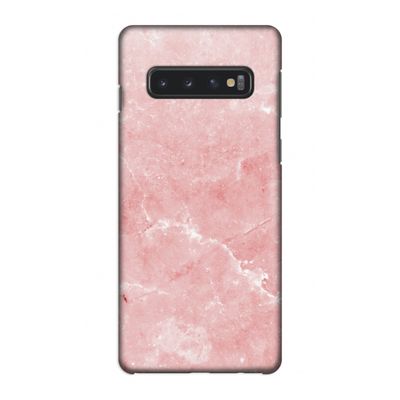 Roze marmer: Samsung Galaxy S10 4G Volledig Geprint Hoesje