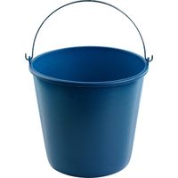 Blauwe schoonmaakemmer/huishoudemmer 16 liter 32 x 28 cm - thumbnail