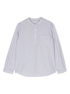 Bonpoint chemise Claude à fines rayures - Gris