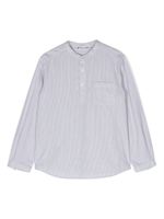 Bonpoint chemise Claude à fines rayures - Gris