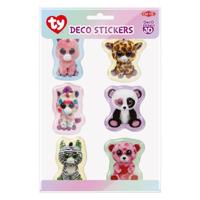 TY 3D Deco Stickers 6 Stuks