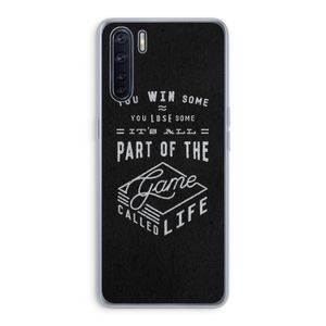 Life: Oppo A91 Transparant Hoesje
