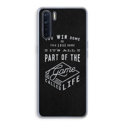 Life: Oppo A91 Transparant Hoesje