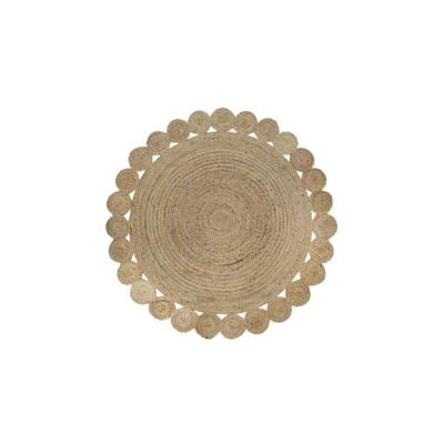 Tapijt DKD Home Decor Bruin Natuurlijk 150 x 150 x 1 cm