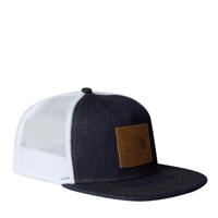 The North Face Half Dome Trucker Pet Heren Denim/Leather Patch One Size