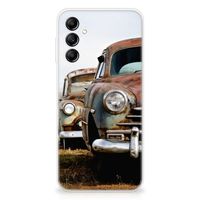 Samsung Galaxy A14 5G Siliconen Hoesje met foto Vintage Auto