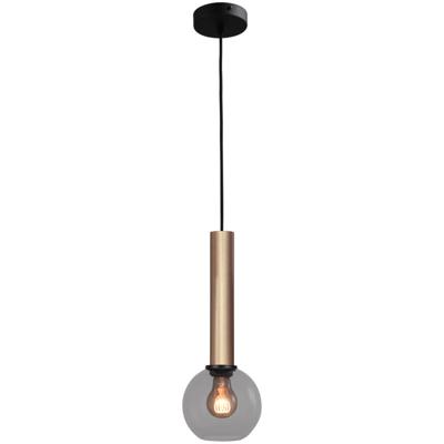 Masterlight Hanglamp Ø 15cmBella 2 Messing goud met smoke glas - 2980-02-05-15