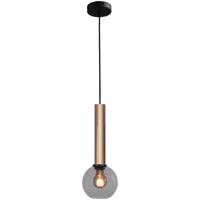 Masterlight Hanglamp Ø 15cmBella 2 Messing goud met smoke glas - 2980-02-05-15 Masterlight Hanglamp Ø 15cmBella 2 Messing goud met smoke glas - 2980-02-05-15