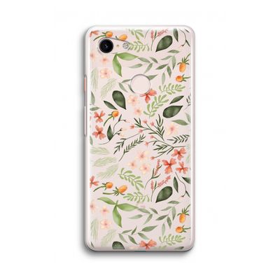 Sweet little flowers: Google Pixel 3 Transparant Hoesje