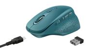 Trust Ozaa - Draadloze muis met USB-dongle - Oplaadbaar - Blauw/ groen