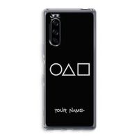 Squid Game: Sony Xperia 5 Transparant Hoesje