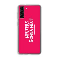 Neuters (roze): Samsung Galaxy S21 Plus Transparant Hoesje