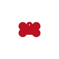 Naamplaatje voor halsband Imarc Bone Rood