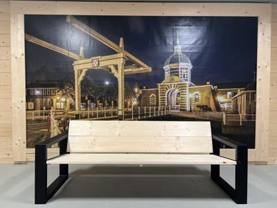 Steigerhouten Loungebank Wesley