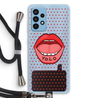 Yolo Denise: Samsung Galaxy A52 Transparant Hoesje met koord