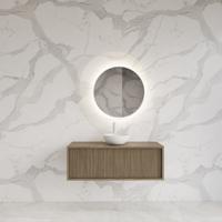 Onderkast Gliss Design Heronimus 90x45x35 cm Met Topplaat Ash Grey