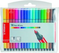 STABILO Pen 68 Mini viltstift Meerkleurig 20 stuk(s)