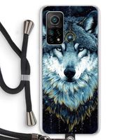 Darkness Wolf: Xiaomi Mi 10T 5G Transparant Hoesje met koord