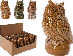 Owl Pocelain 3ass 11 cm - Nampook