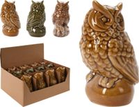 Owl Pocelain 3ass 11 cm - Nampook - thumbnail