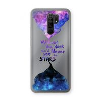 Stars quote: Xiaomi Redmi 9 Transparant Hoesje