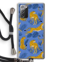 Luipaard: Samsung Galaxy Note 20 / Note 20 5G Transparant Hoesje met koord Luipaard: Samsung Galaxy Note 20 / Note 20 5G Transparant Hoesje met koord