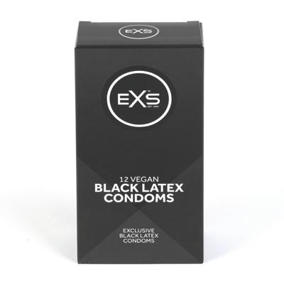 EXS EXS Black Latex - Condoms - 12 Stuks