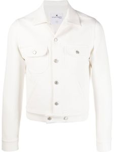 Courrèges veste boutonnée en jean - Blanc