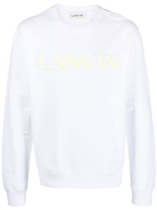 Lanvin sweat en coton à logo brodé - Blanc