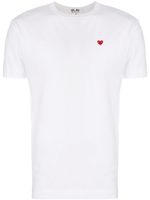 Comme Des Garçons Play heart patch T-shirt - Blanc