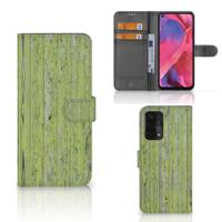 OPPO A54 5G | A74 5G | A93 5G | Book Style Case | Green Wood