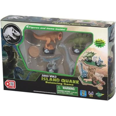 Balansspel - EPOCH GAMES - Jurassic World Island Quake - Dinosaurussen op platform, de laatste op de plaats wint!