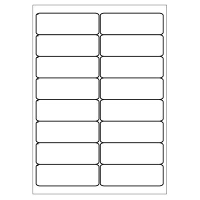 A4 etiketten 99,1 x 34 mm wit 100 vel Sorex